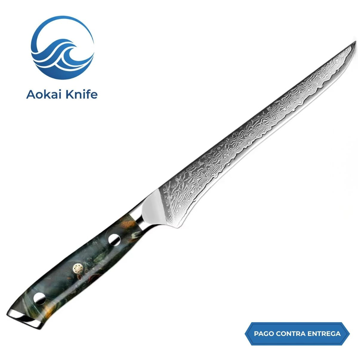 Cuchillos para Filetear y Deshuesar | Damasco desde 29€ | Aoki Knives