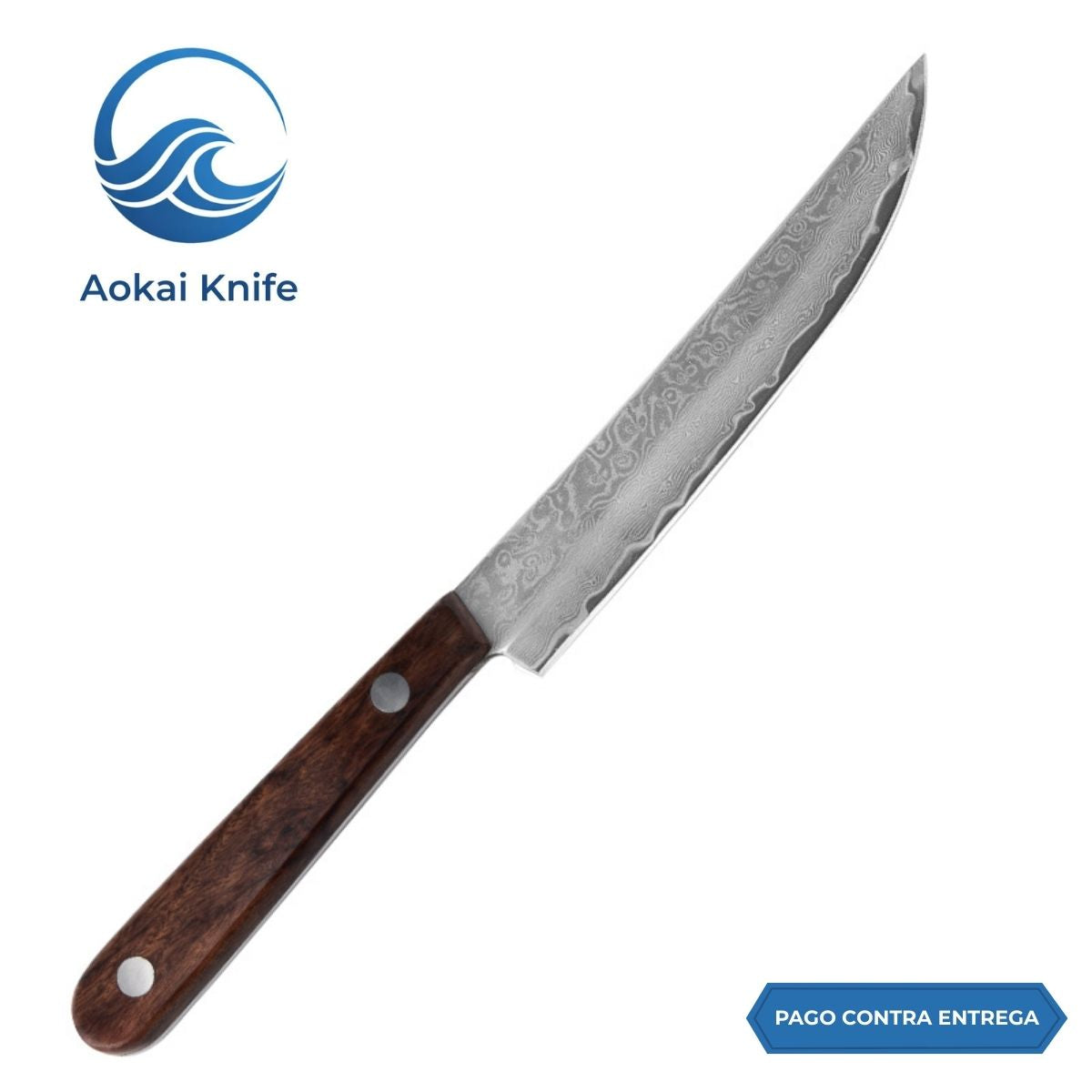 Cuchillos de Mesa Elegantes | Acero Damasco desde 29€ | Aoki Knives