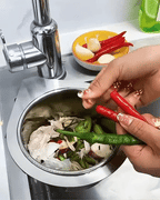 (Descuento 30%) Combo 3 piezas Cesta colador para fregadero de cocina de acero inoxidable con forma de cisne, colgante