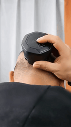 (30% de descuento) Cortapelos FK-8750 inalámbrico 6D para cabeza calva – Afeitadora rotativa para hombres, resistente al agua, con cuchilla magnética recargable y pantalla LCD.