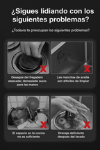 (Descuento 30%) Combo 3 piezas Cesta colador para fregadero de cocina de acero inoxidable con forma de cisne, colgante