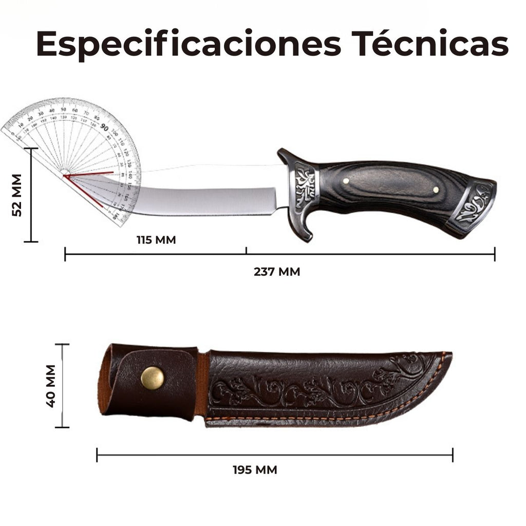 Acero Premium Cuchillo de Supervivencia | Aokai Knife