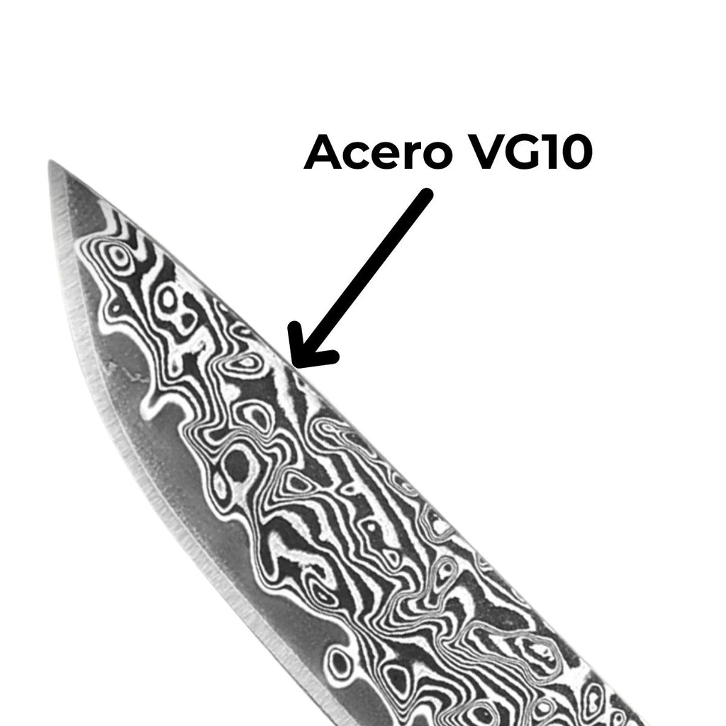 Cuchillo Damasco Compacto Para Frutas | AoKai Knife