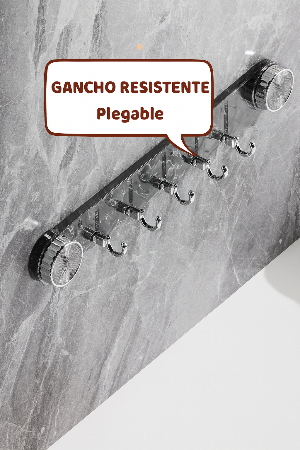 Ganchos de succión al vacío multiusos para baño y cocina; ganchos de pared de alta resistencia, sin taladros y reutilizables.