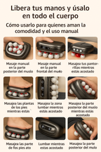 (reducida en 30%) Masajeador de Alta Frecuencia con 6/8/16 Cabezas